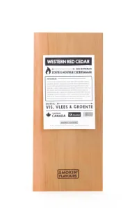 Smokin’ Flavours Cederhouten plank 45x20cm