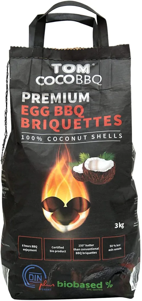TOM Coco BBQ Eier Briketten 3kg