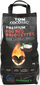 TOM Coco BBQ Eier Briketten 3kg