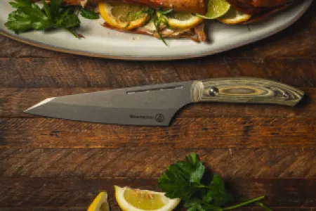 Carbon Bunka Chef's knife 6,5"