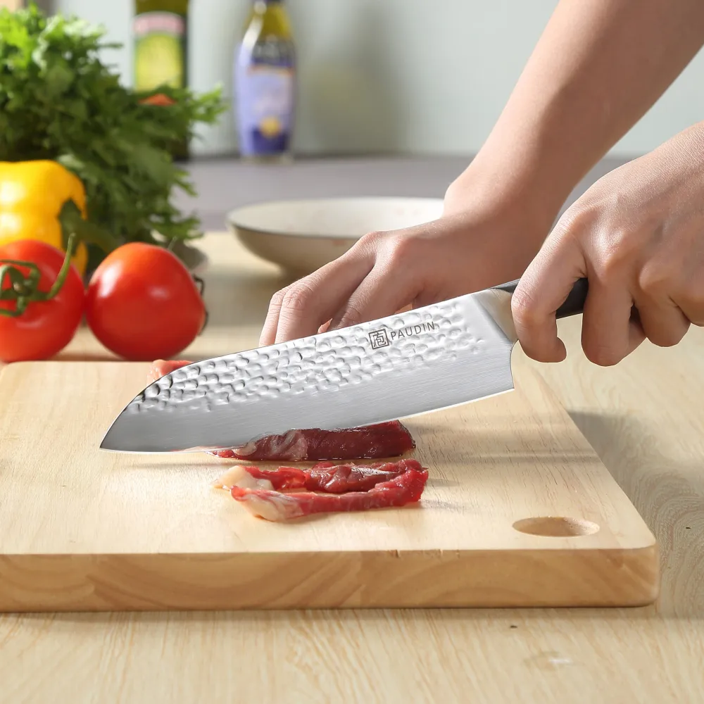 Hammered Pro Santoku mes