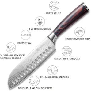 Universal Santoku mes