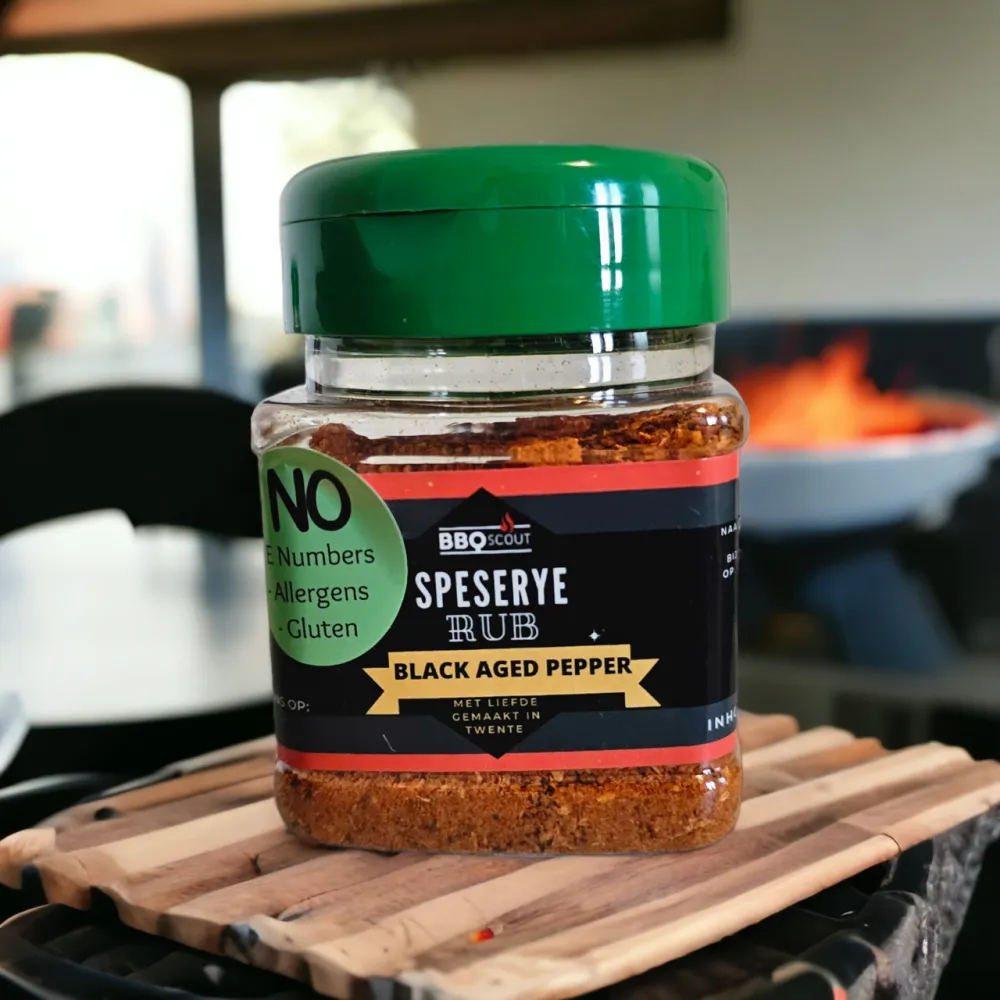 BBQScout Black Aged Pepper Speserye Rub