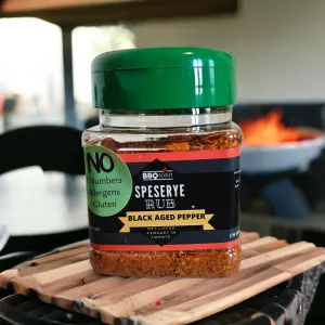 BBQScout Black Aged Pepper Speserye Rub
