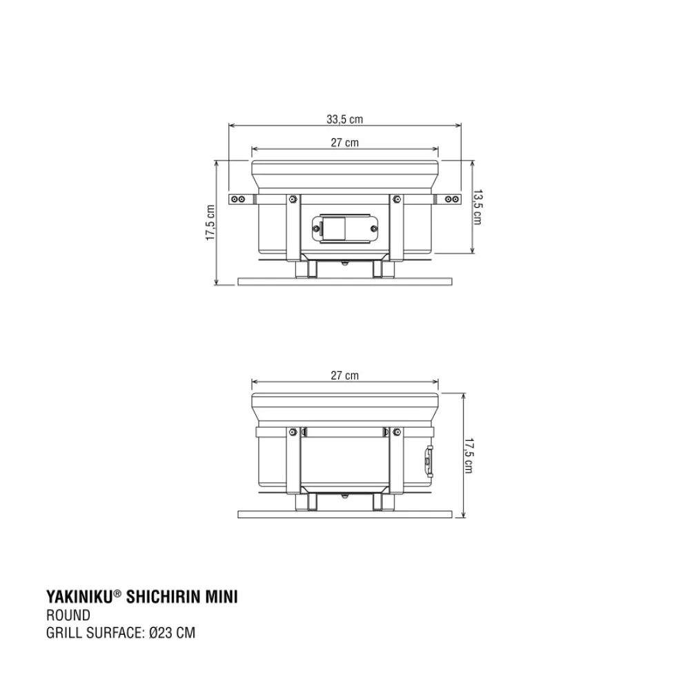 YAKINIKU Shichirin Round Mini